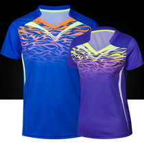 Group purchase spring and summer badminton uniforms women quick-drying short-sleeved mens badminton sportswear competition uniforms table tennis uniforms printing