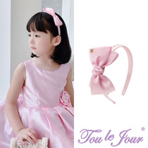 Toullejour children accessories Johan Pink tender double petals Butterfly Knot Handmade Hair Stirrup Hairpin Hairpin Press Hairpin Hairpin Hairpin Hairpin Hairpin Hairpin Hairpin Hairpin Hairpin Hairpin Haircut Press