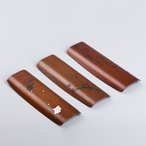 Wu Zen handmade pure copper tea tea lotus tea shovel tea spoon tea ceremony six gentlemen copper kung fu tea accessories