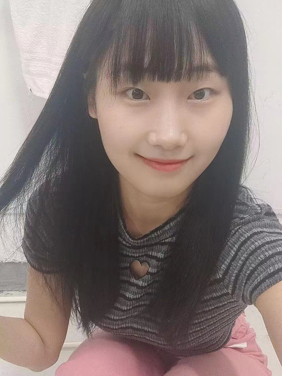 真我黑长直漫画齐刘海假发套 全真发整顶设计 自然隐形无痕贴合 长发飘逸顺滑