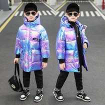 Break Code Benefits Boy Cotton Suit 2021 New Tide CUHK Tong Winter Clothing Cotton Clothes Boy Thicken Handsome Ocean children