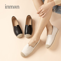 Yinman womens shoes fishermans shoes womens summer lazy people small fragrant wind fishermans shoes 2021 New one pedal flat fishermans shoes women