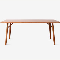 Nordic solid wood dining table simple modern small apartment rectangular dining table living room leisure table office desk negotiation table