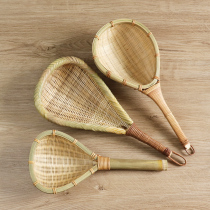Bamboo Woven Articles Bamboo Leakage Spoon Kitchen Home Leash Bamboo Basket Bamboo Basket Bamboo Sieve Sub-Rice Spoon Scoop Spoonful Hot Pot Spoon
