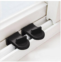 Iron paint translational doors and windows childrens anti-pinch safety lock anti-theft lock aluminum alloy window stopper