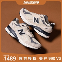 New Balance NB Official American 990v3 Series Teddy Made Casual Running Shoes M990AD3
