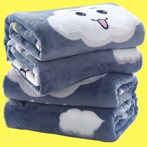 Double short hot-selling plush sheets bed wool blanket quilt quilt single Coral Winter belt velvet blanket thickened