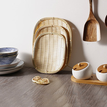 KENS Day-style bamboo weaving sushi pan hotel restaurant Snack Fruit Basket Cool Vegetable Sara Pan Creative Snack Box