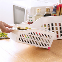 Japan Imported Kitchen containing basket Desktop Vegetable Water Fruit Vegetable Basket Plastic Fridge Containing Basket Finishing Basket