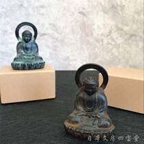 High-grade Japanese handmade Takaoka iron cast iron Amitabha Tathagatas Buddha University Buddhism Town House