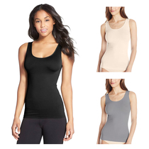 BEAUTY CODE LADY ROUND COLLAR COMFORT SEAMLESS VESTS WITH SUPER-ELASTIC BODY SHAPING BIG CODE FOUR SEASONS