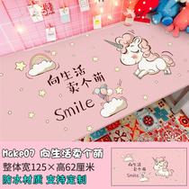  Dormitory table table stickers table paper waterproof decoration ins transformation packaging self-adhesive student girl cute desktop