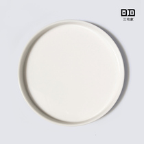 Miyake family tableware Bone China white plate Bone China tea plate Ceramic Japanese ceramic tray White tea plate Wooden plate