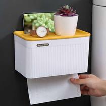 Toilet paper box Toilet toilet tissue box Punch-free roll paper tube paper toilet paper box waterproof toilet paper shelf