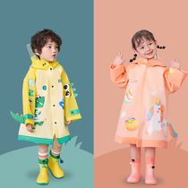 KK tree children raincoat Primary School school with schoolbag waterproof poncho girl boy baby kindergarten 2021