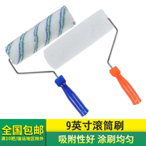 Latex paint brush Roller brush Telescopic rod Paint roller Paint brush Brush tray Protective film Wall brush tool