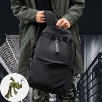 2019 New trendy brand shoulder bag mens schoolbag simple fashion casual computer bag outdoor travel light backpack