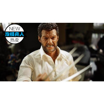 1 6 Uncle Wolf 3 angry wolf Wolverine male head roar version of the soldier head carving spot (batch)