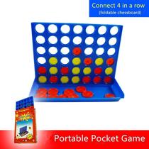 S M L Pocket Game Connect 4 in a row Bingo Board Game for ki