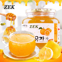 ZEK food flagship store Korea imported food Honey grapefruit tea 1kg can be applied to breakfast breadfruit sauce