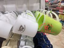 Japan Daiso creative mouthwash cup Couple water cup Simple plastic toothbrush cup Brushing cup Washing cup