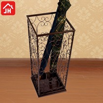 Continental Iron umbrella stand rain gear rack lobby hall square umbrella shou na tong bumbershoot tong long umbrella fang san tong