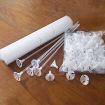 Xian 32 cm plus hard white transparent pole tobracket advertising active plastic rods Balloon Accessories Promotional price