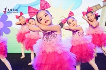 Children's Dance Performance Costume Girl's Condole Kindergarten Chorus Costume Shirt Girl's Pink Cute Performance Costume