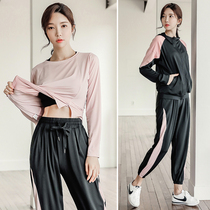 Fitness Suit Women Spring Summer Style Professional Loose Yoga Conserved Speed Dry Clothes Fitness Room Running Casual Sports Suit