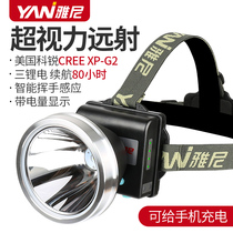 Janni 735led Headlight Strong Light Charging Ultra Bright Long Shot Headlamp Lithium Flashlight Ultra Long Lasting Hernia Mineral Light