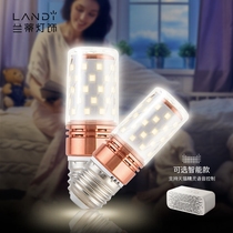 Super bright spiral led bulb corn energy saving lamp e27e14 screw mouth household white light intelligent bulb Tmall Genie