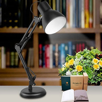 E27 connector American long arm folding clip nursing eye table lamp Creative dormitory Bedroom bedside study reading lamp