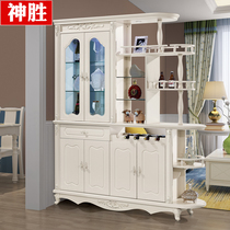 Diaphragm wine cabinet European carved porch cabinet shoe cabinet door Hall Cabinet screen cabinet French Hall Cabinet lockers