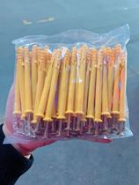  Small yellow fish plastic expansion screw lengthened plastic expansion M6M8M10 expansion plug rubber plug Nylon expansion tube expansion plug Meigu nail