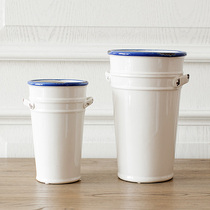 Simple vase blue trace ceramic modern vase home soft decoration crafts decoration coffee table vase