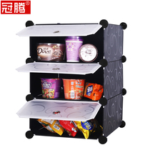 Fitted snack cabinet containing cabinet Small table top drawer lockers Home bedside office Multi-layer holding cabinet