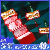 2022 national tide lion red envelope creative Tiger year folding red envelope New Year Spring Festival birthday lucky money