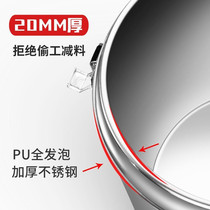 2021 can k temperature adjustment porridge barrel large soup barrel 304 stainless steel milk tea barrel insulation barrel commercial 55l with faucet soup