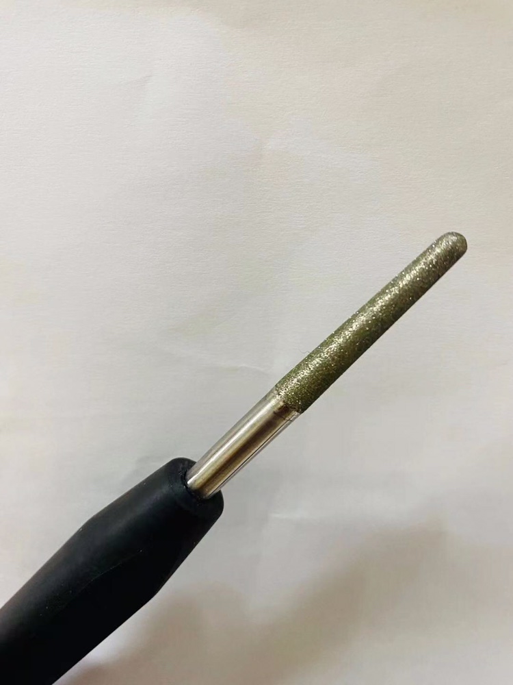 Bassoon reed large tube reed grinding cone tail hole grinder used with twist cone