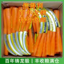 Grass cutting knife Sickle Cindoli Centennial Dragon forging stainless steel sickle agricultural small saw sickle grass weeding knife small saw