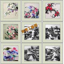  Value-added Su embroidery finished living room embroidery painting silk embroidery thread A variety of patterns popular special promotions loss clearance