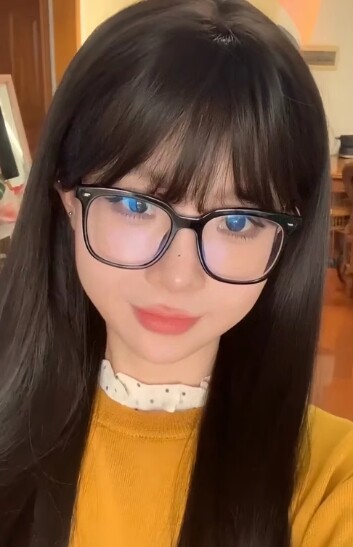 真我黑长直漫画齐刘海假发套 全真发整顶设计 自然隐形无痕贴合 长发飘逸顺滑