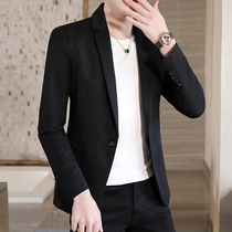 Plaid suit men Korean version of slim business dress wedding dress British loin suit jacket coat men tide