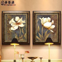 European style hand-painted oil painting classical flower dining room living room large murals Wall American porch bedroom decoration painting handmade