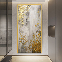 Hand painted oil painting Xuan Guan aisle Lieven gallery Painting Flowing Water Raw Wealth Modern Minima American Abstract Golden Decoration Painting