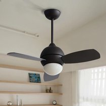 Designers lamp ceiling fan lamp fan chandelier European style modern simple fashion restaurant remote control Wood leaf industrial fan