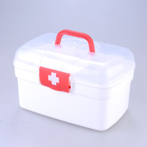 Small medicine box Family storage box Plastic medicine box Household medicine box Portable household medicine box can print advertising