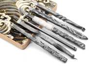 Feiyuxuan hand-forged carving knife high-end seal carving knife gift-giving study four treasures forged wood carving knife stone carving knife