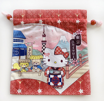 Daily Single sanrio Sky Tree Limited Skytree Kitty Big-eared dog melody Wind bundle pocket drawstring bag