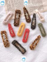 Clip headdress hairclip winter small clip headgear Net red cute Super fairy Japanese side clip fresh sweet girl heart